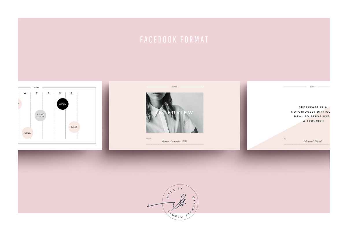 Diary Social Media Pack, a Social Media Template by Studio Standard (Photo 7 of 9)