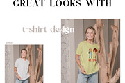 T-shirt Model Mockup Bundle, a Shirt Mockup by Neutral Mockups (Thumbnail 4 of 7)