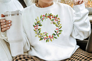 Folk Art Botanicals Flowers Berries, an Illustration by Sublimation Artist (Thumbnail 4 of 6)