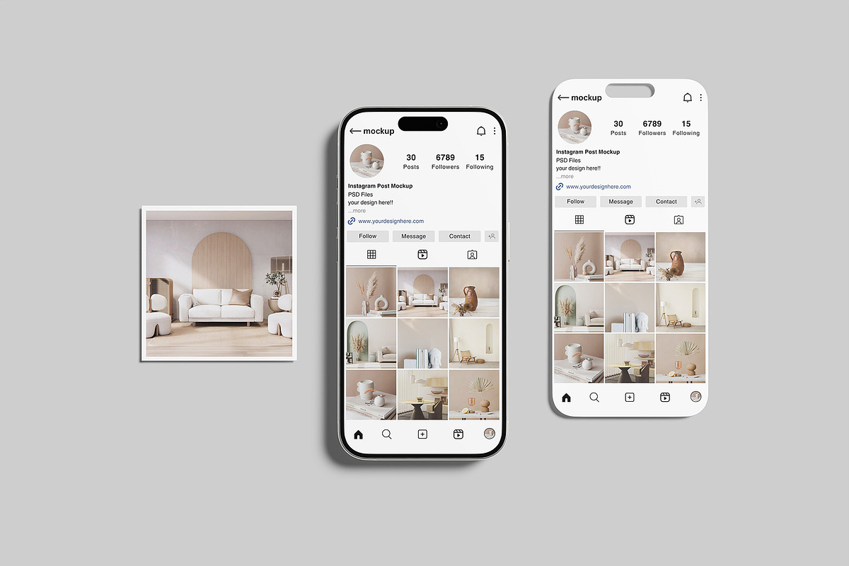 Instagram Post Mockup, a Social Media Template by Graphiculon (Photo 11 of 11)