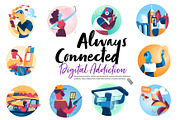 Always Connected Bundle, a Technology Illustration by Hurcastock! (Thumbnail 2 of 16)