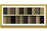Geometric floral set of patterns, a Pattern Graphic by RODINA (Thumbnail 2 of 3)