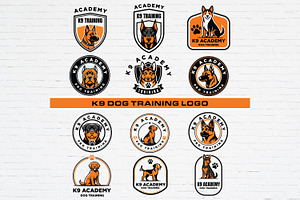 12 Dog Trainer Academy Bundle, a Branding & Logo Template by Guavanaboy