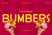 Fast Food – Bumbers Font, a Sans Serif Font by Stylin Studio (Thumbnail 1 of 8)