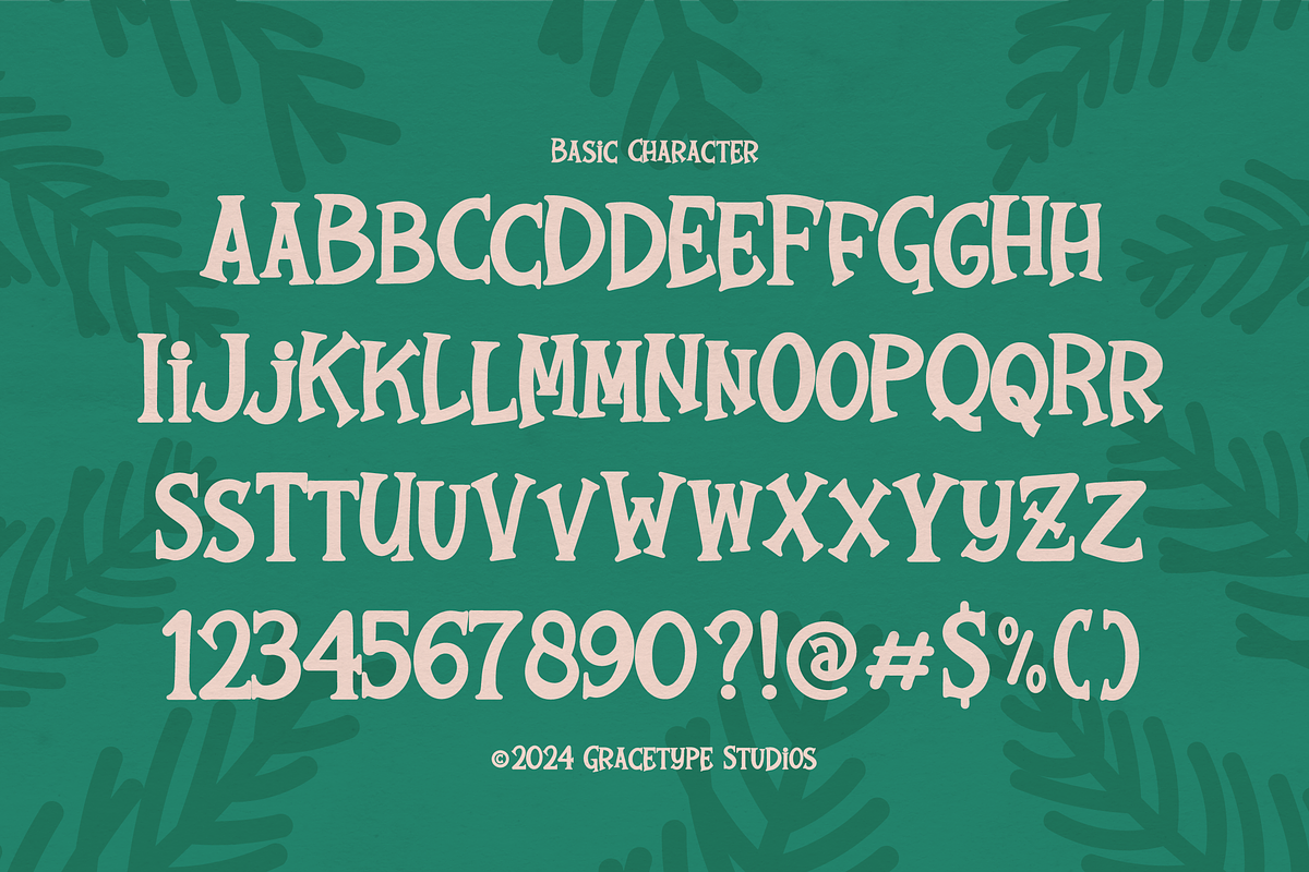 Jingle Cheer | Hand Drawn Festive, a Handwritten Font by gracetype_studio (Photo 10 of 12)
