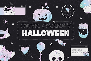 Cute Creepy Halloween Graphics