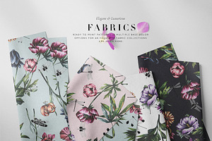 Flores De Lirios Print Patterns!