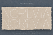 NOREVIA — Elegant Hairline Serif, a Serif Font by Muksal Creative (Thumbnail 1 of 12)