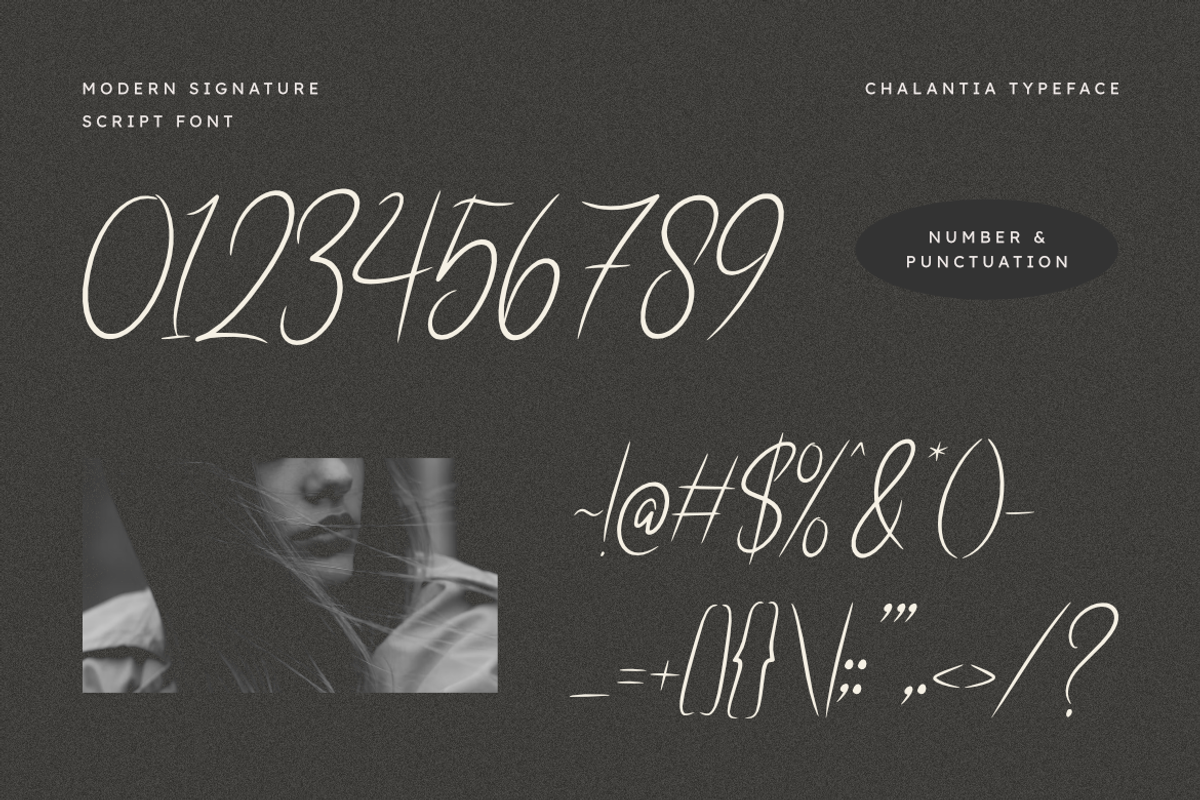 Chalantia - Modern Signature Font, a Script Font by Masyafi Studio (Photo 4 of 8)