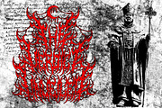 Cursed Obscure Death Metal Font, a Blackletter Font by Fonday Studio (Thumbnail 12 of 19)