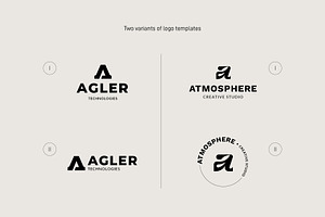 Lettermarks & Logo Templates