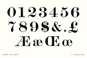 Vintage Hand-Printed Serif Typeface, a Serif Font by Century Library (Thumbnail 5 of 5)