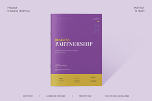 Project Business Proposal Template, a Brochure Template by TMint Play