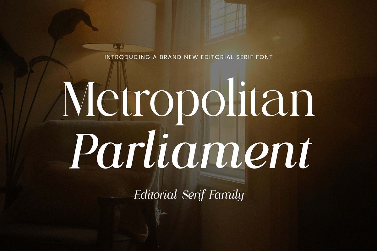 Metropolitan Parliament Family Serif, a Serif Font by UICreative (Photo 1 of 13)