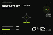 Cyber Form - Geometric Sci-Fi Type, a Sans Serif Font by HipFonts (Thumbnail 3 of 13)