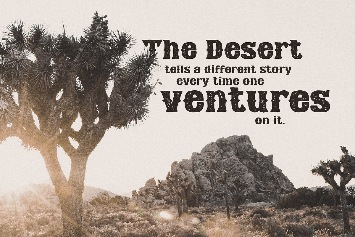 Deadmill - Wild West Serif, a Serif Font by Parker Creative (Photo 4 of 6)