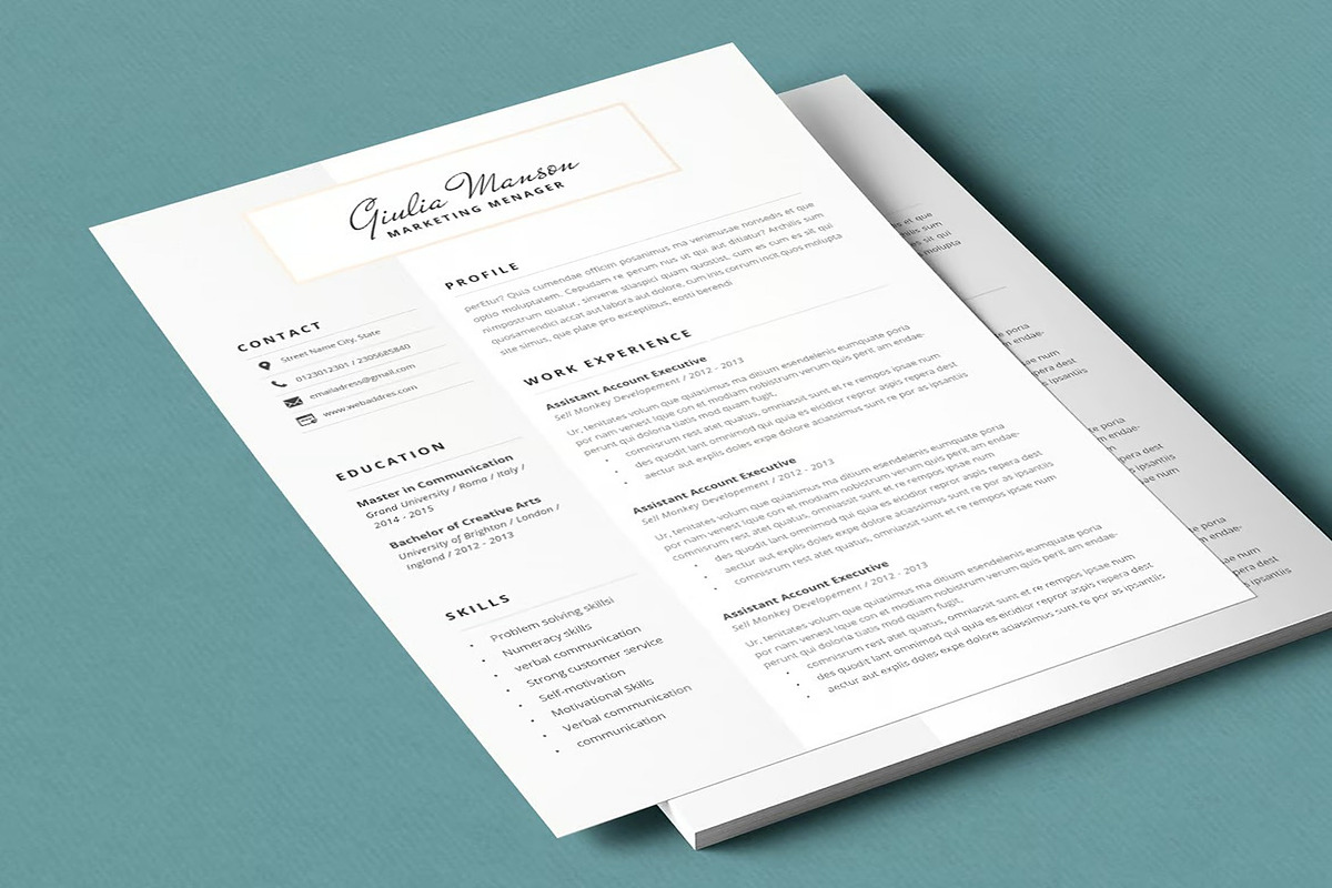 ATSL Minimilasit CV Resume, a Resume Template by Dimas Rizki Pratama (Photo 12 of 16)