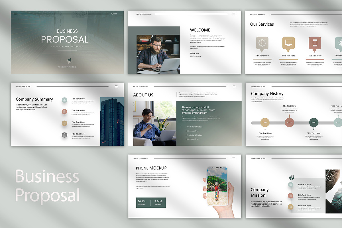 Business Proposal Template, a Presentation Template by Pradaxa (Photo 2 of 8)