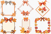 Coquette Fall Autumn Halloween Frame, an Illustration by Canvas Craft (Thumbnail 2 of 7)