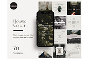 Holistic Coach Template - Canva, a Social Media Template by TheTemplateTopia (Thumbnail 1 of 10)