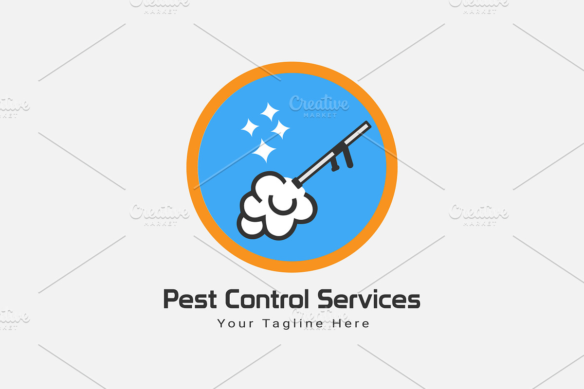 Pest Control Services logo, a Branding & Logo Template by Toufiqul