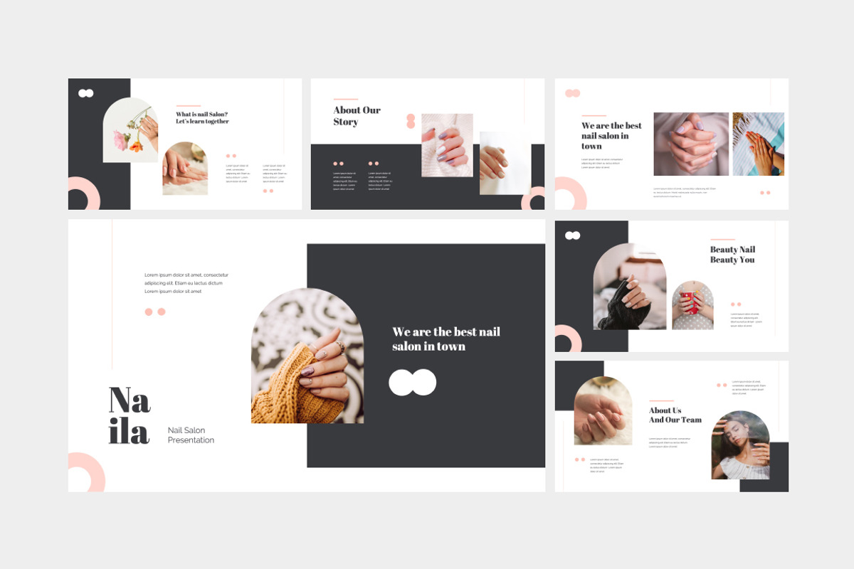 Naila Nail Salon Keynote, a Presentation Template by desvibes (Photo 2 of 5)