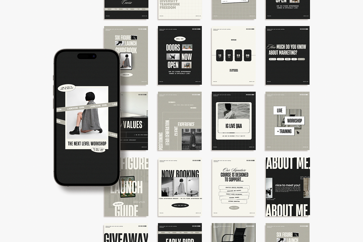 Coach Social Media Kit | Instagram, a Social Media Template by Esmé Studio (Photo 1 of 6)