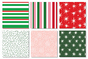 Christmas Seamless Paper Patterns, a Pattern Graphic by Dream Creation (Thumbnail 3 of 6)