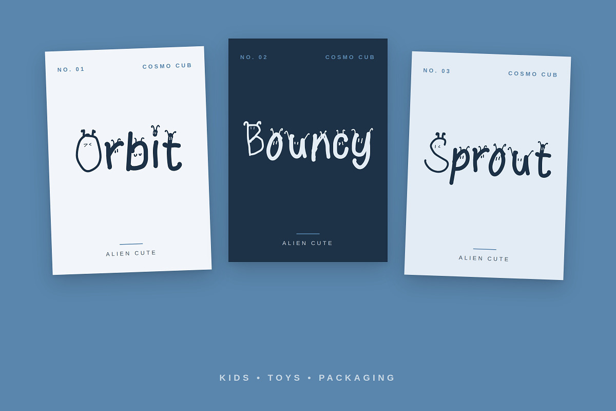 Alien Cute – Playful Slab, a Slab Serif Font by Gookkis Studio (Photo 9 of 17)