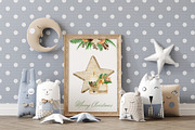 Boho Christmas wreath frame, an Object Graphic by svetlanaARTdreams (Thumbnail 12 of 16)