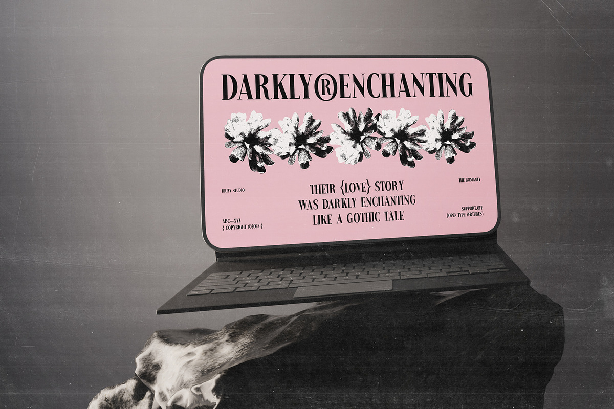 The Romanty – Romantic Old Style, a Serif Font by Drizy (Photo 9 of 10)