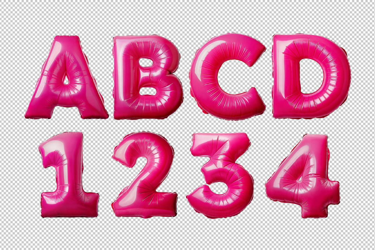 Pink Balloon Font, a Sans Serif Font by Handmadefont (Photo 21 of 21)