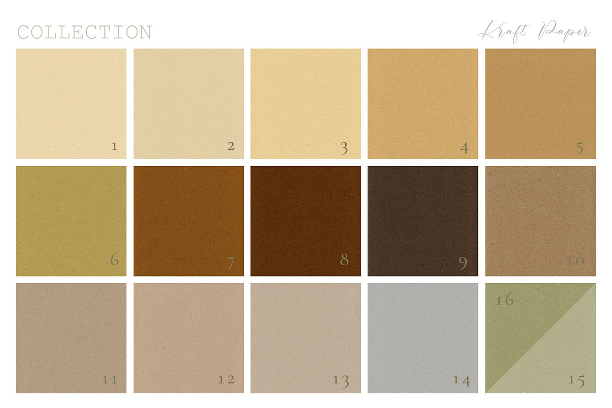 Kraft Paper Backgrounds, a Texture Graphic by Suna Kosem (Photo 3 of 7)