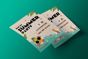 End Of Summer Party Flyer