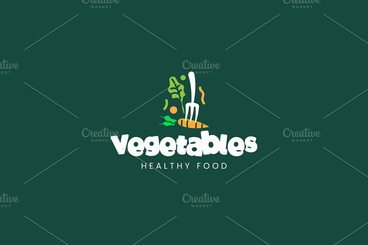 Salad icon template illustration, a Branding & Logo Template by Dyn Studio (Photo 1 of 2)
