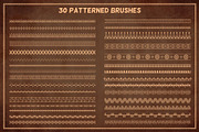 30 Vector Pattern Brushes, a Brush Add-On by Ira_Lacrimosa (Thumbnail 2 of 6)