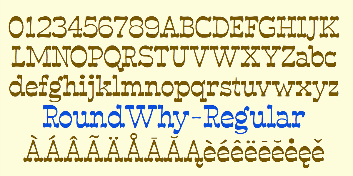 RoundWhy, a Font by Ingrimayne Type (Photo 2 of 6)