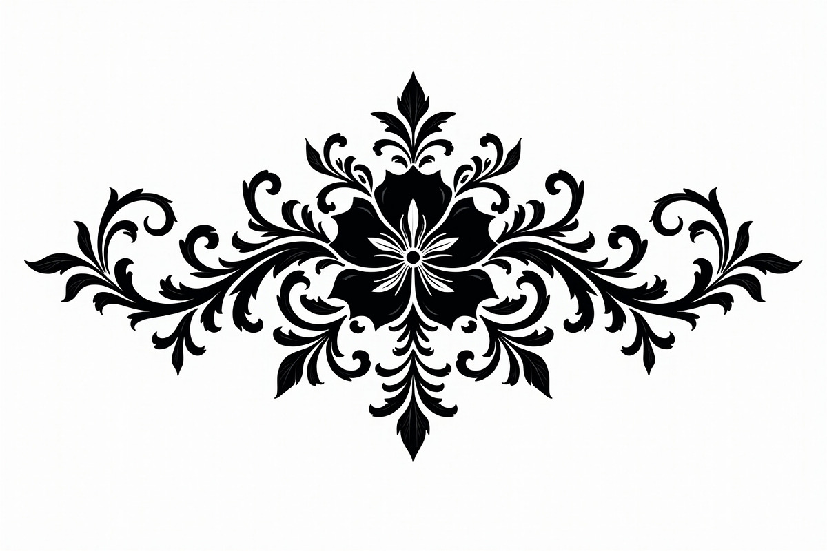 Elegant Floral Ornament Set, an Illustration by BIPLOB EXPERT (Photo 13 of 21)