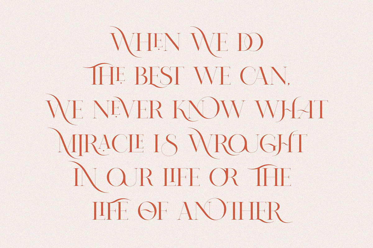 NOMARK || Ligature Typeface, a Serif Font by BrandSemut (Photo 9 of 15)