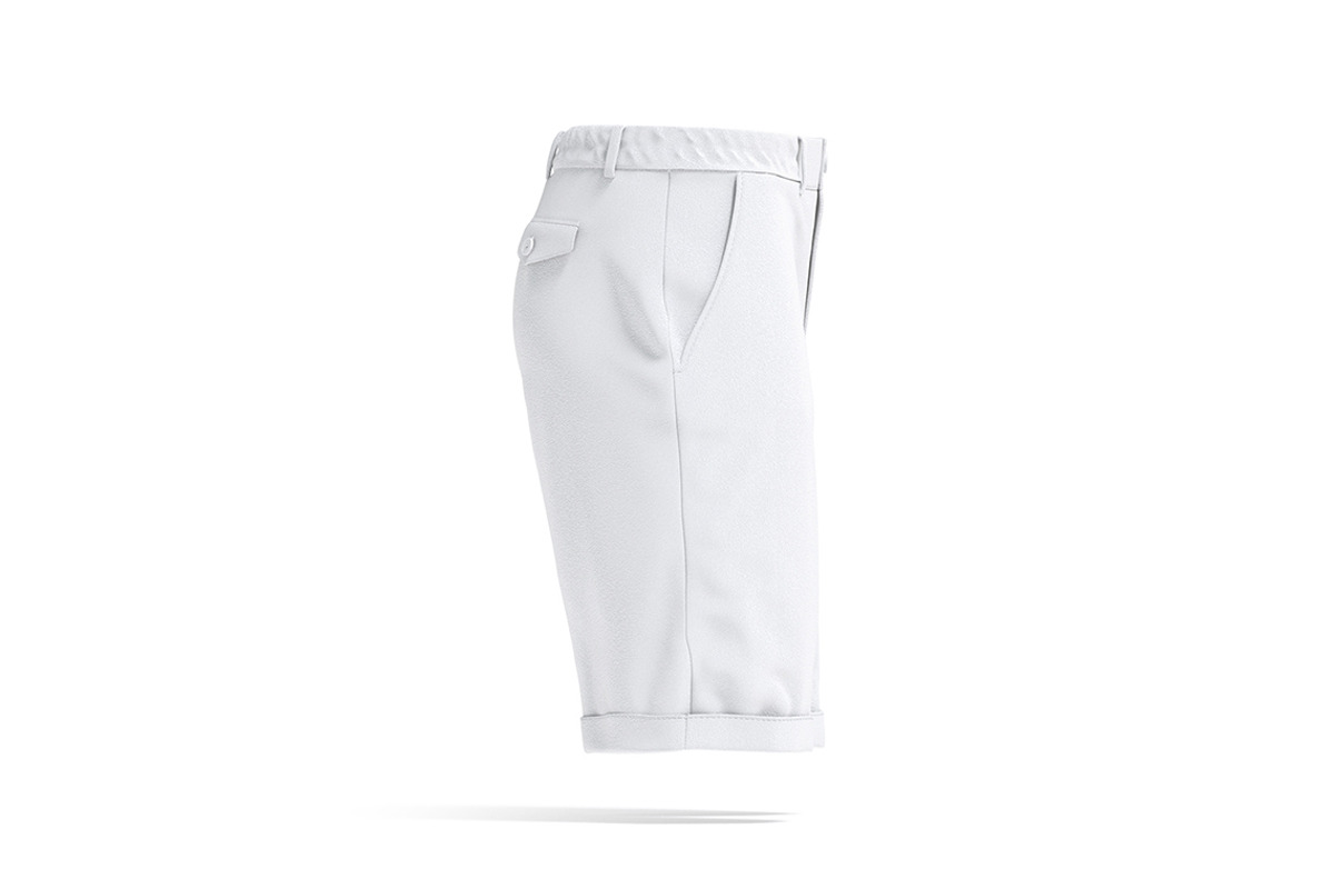 White Men's Casual Shorts 3D Model, an Object 3D Model by rebrandy (Photo 5 of 9)
