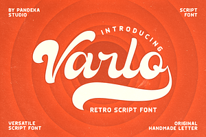 Varlo - Sport Baseball Font, a Script Font by Pandeka Studio