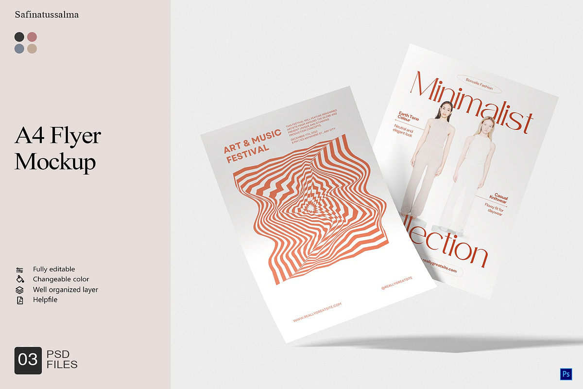 A4 Flyer Mockup, a Product Mockup by Sweetdady (Photo 1 of 4)