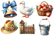 Playful Farm Clipart, an Illustration by Pixels.Craft (Thumbnail 2 of 7)