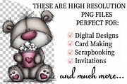 Whimsical Valentine Animals Clipart, an Illustration by Daily.Designs (Thumbnail 2 of 8)