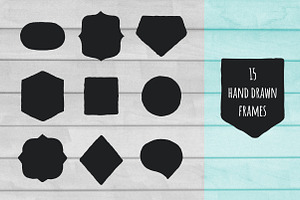 Rustic Shapes and Frames Kit