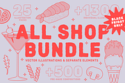 Food Illustration Vector Bundle, a Food Illustration by TheFoodAtlas (Thumbnail 1 of 26)