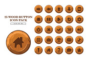 UI elements for game button icons, a Solid Icon by Perucha studio (Thumbnail 1 of 2)