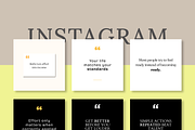 50 INSPIRING INSTAGRAM QUOTES, a Social Media Template by RB Boutique (Thumbnail 2 of 10)