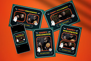 Halloween Greeting Card, a Card Template by graphicook (Thumbnail 1 of 4)