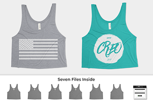 Bella Canvas 8880 Mockups Flowy Tank